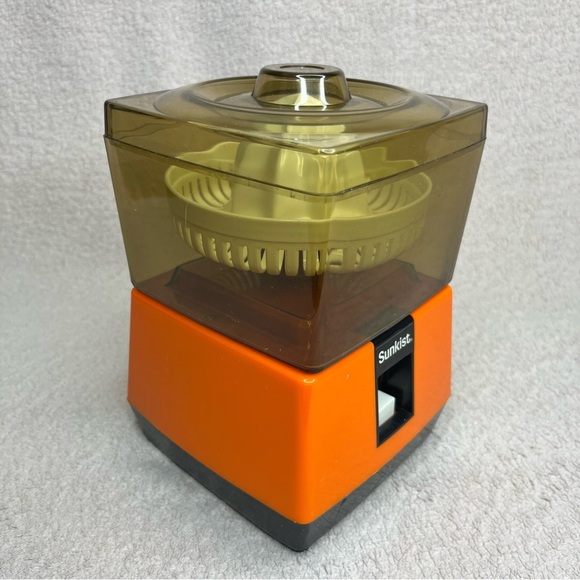 Vintage Sunkist Juice Extractor-Juicer-Battery Powered-Vtg-80s-Classic-Healthy - Picture 6 of 14
